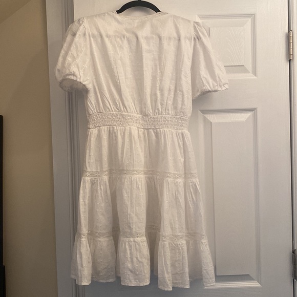 SS22 ZARA WHITE COTTON DRESS US S - Picture 3 of 3